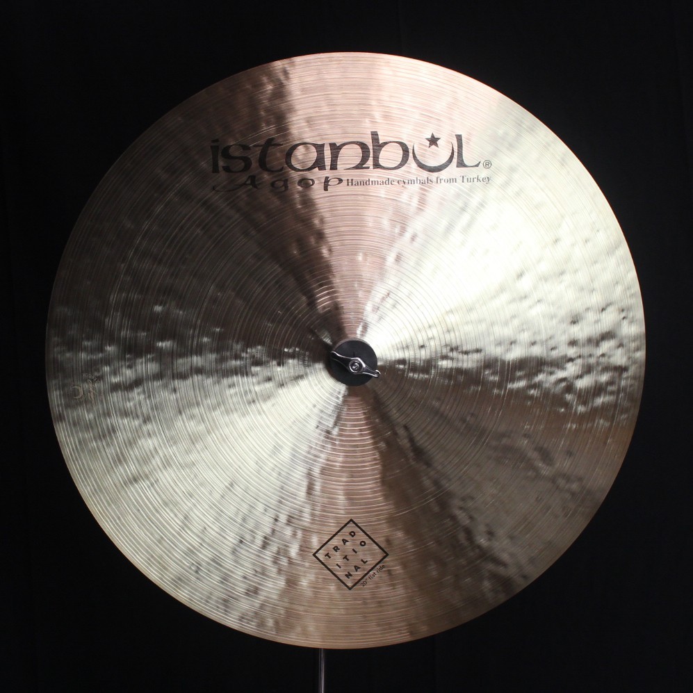 Istanbul Agop 20" Traditional Flat Ride - 1852g (video demo)