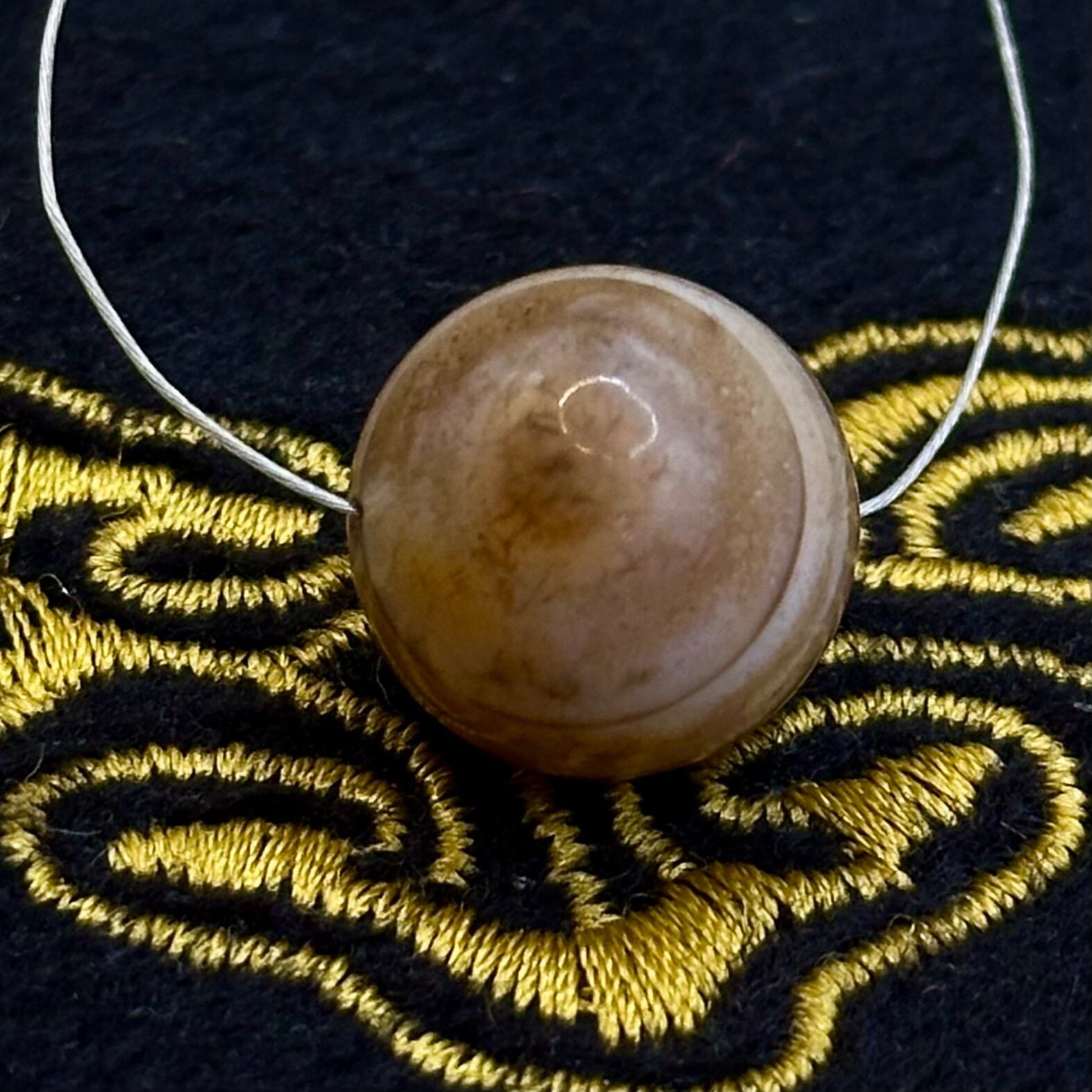 Ancient Babagoria Sulaimani Agate Stone Bead In Good Condition