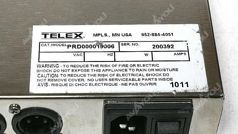 RTS Telex KP412LK-E 4Pin Intercom Panel Keypaner 1RU KP-12