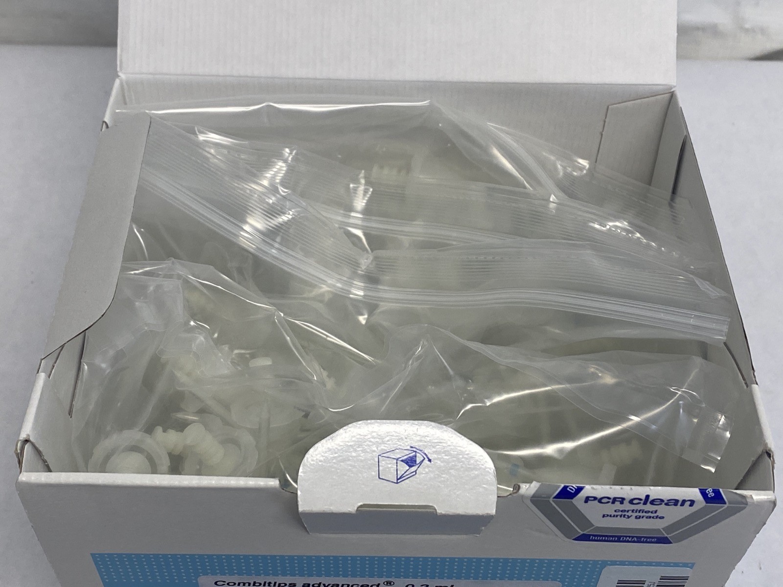 (100/Pk) EPPENDORF Combitips Advanced 0.2mL Plastic PCR Pipet Tips 0030089774