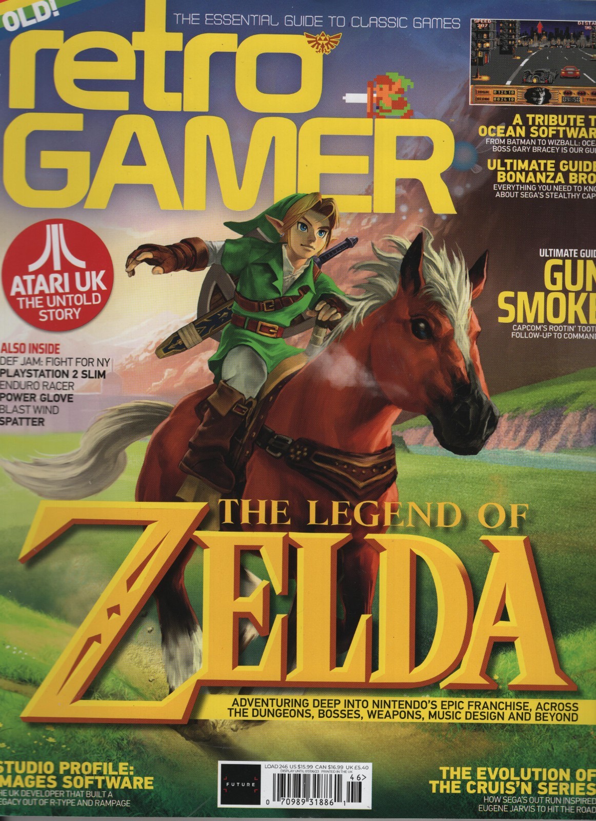 LEGEND OF ZELDA RETRO GAMER MAGAZINE ISSUE #246 UK 2023