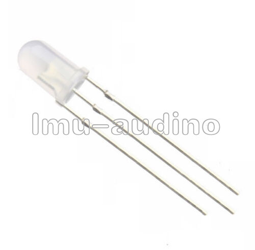 50PCS 5mm Diffused Red & Green two Bi-Color Light Common Anode LED Diode