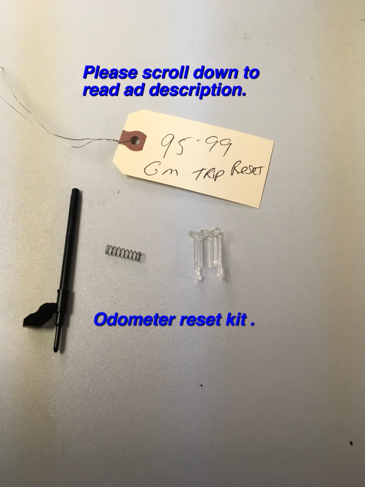 95-99 Chevy Silverado, Tahoe , Suburban , speedometer, trip reset kit ,