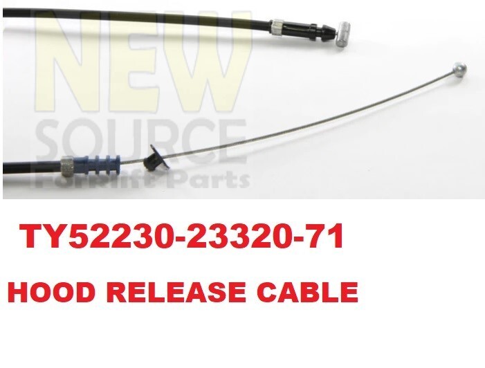 52230-23320-71 HOOD RELEASE CABLE  TOYOTA FORKLIFT 7FGU25