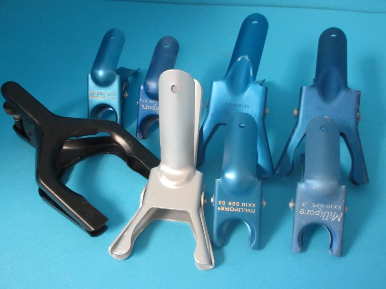 Huge Lot of 8 Millipore Spring Pinch Clamps XX1004703 XX1002503 Thomas No. 75