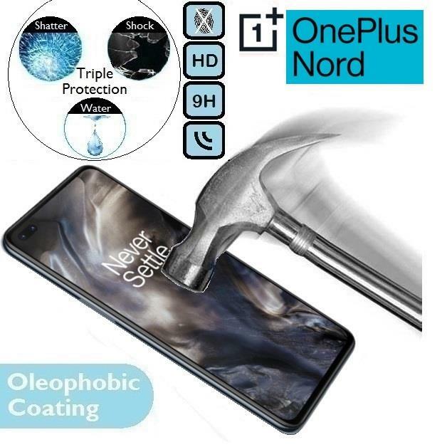100% Genuine Tempered Glass Screen Protector (One Plus AC2003) For OnePlus Nord
