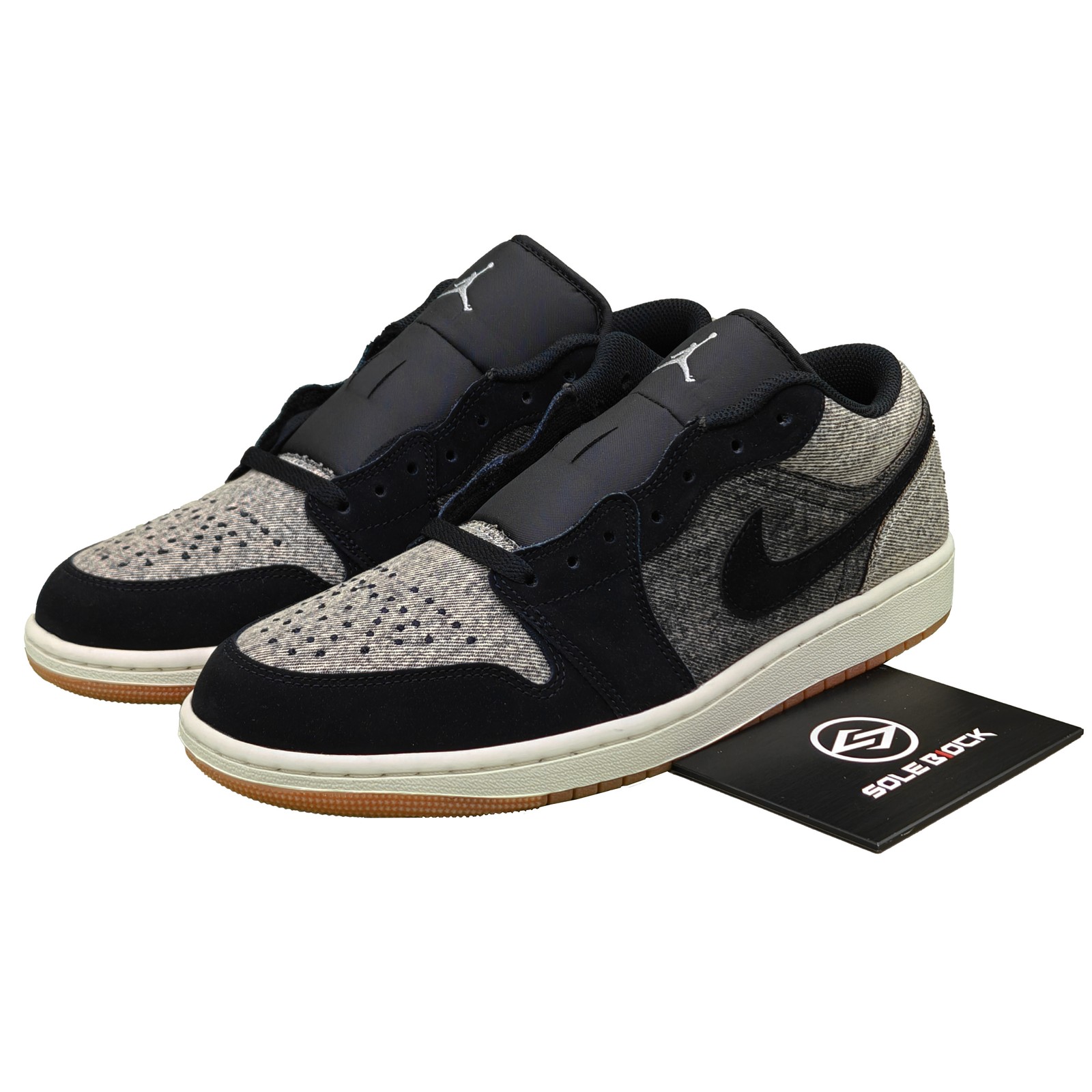 Air Jordan 1 Low Black Denim - HJ4360-001