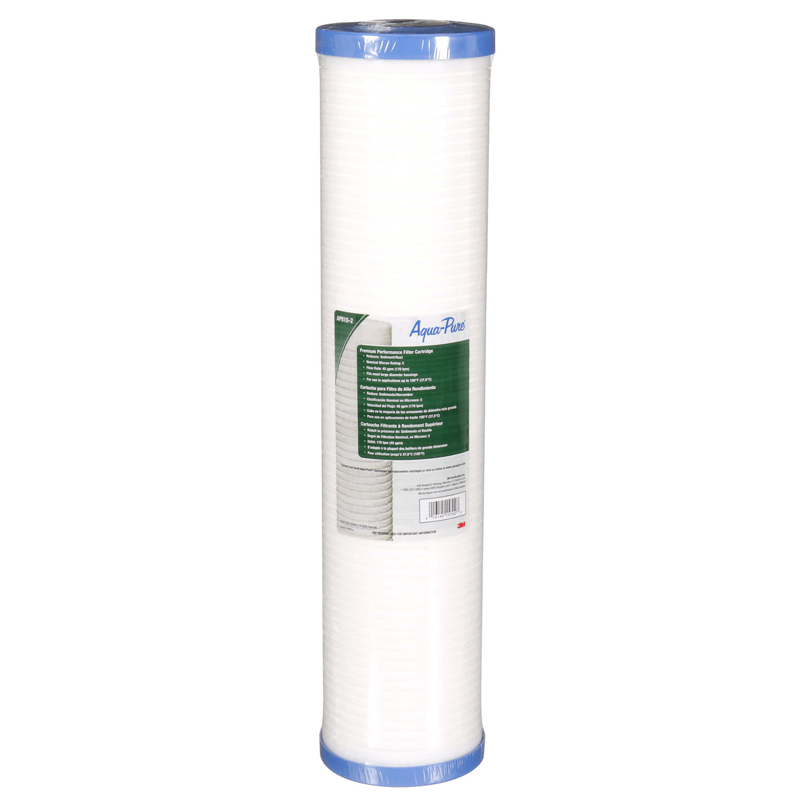 AquaPure AP810-2 5 Micron 20 x 4.5 Whole House Sediment Water Filter
