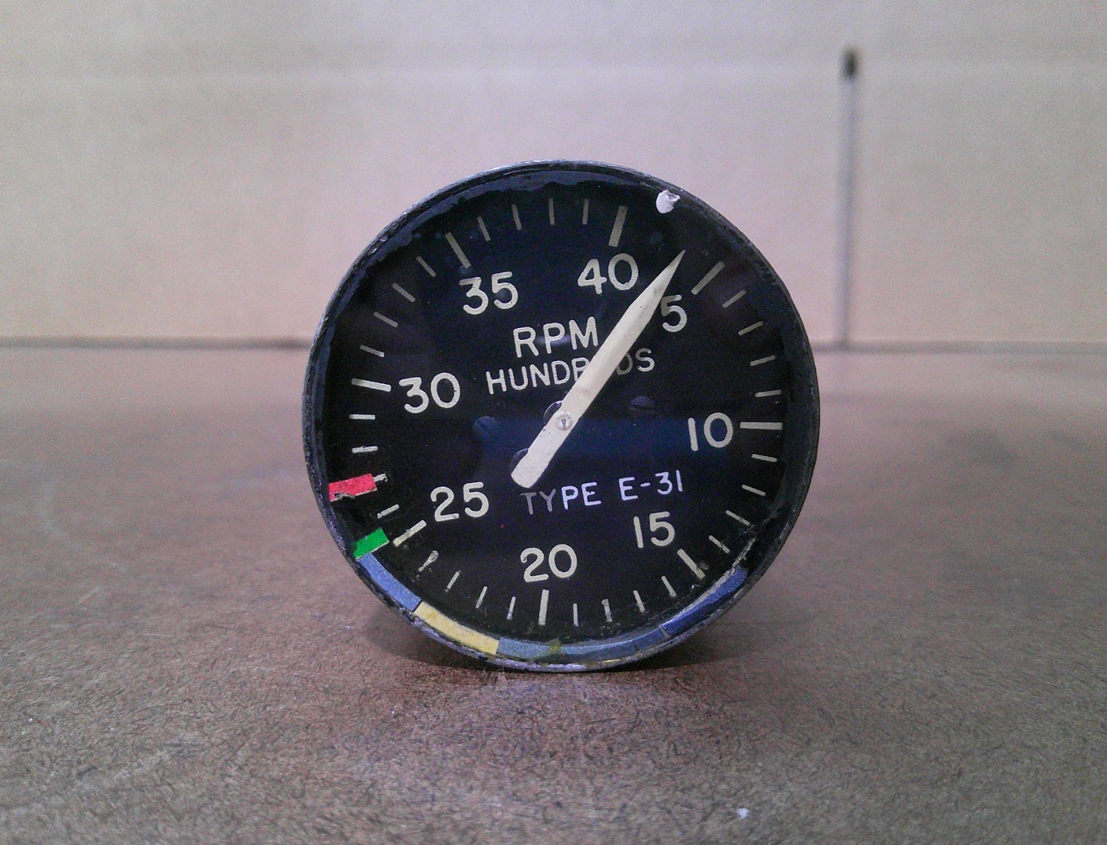 Aircraft General Electric Tachometer Indicator P/N 8DJ43BAE As Removed