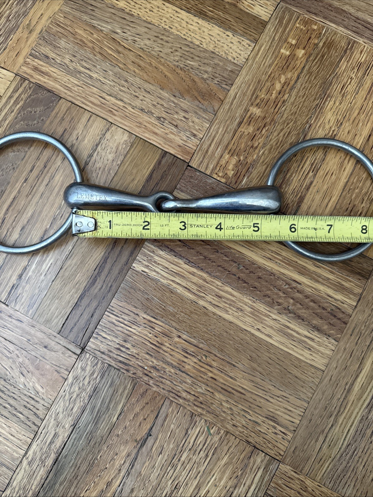Lemetex Loose Ring Stainless Steel Snaffle Bit 5 3/4in