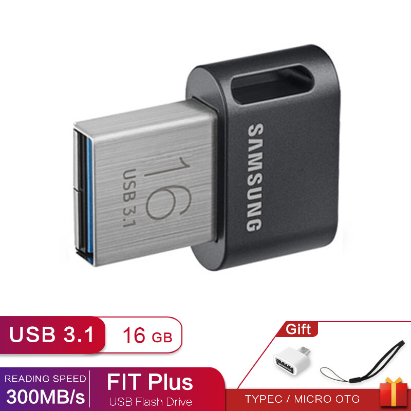 Samsung Fitplus UDisk 16GB USB 3.1 Flash Drive Memory Device Pen Stick Storage