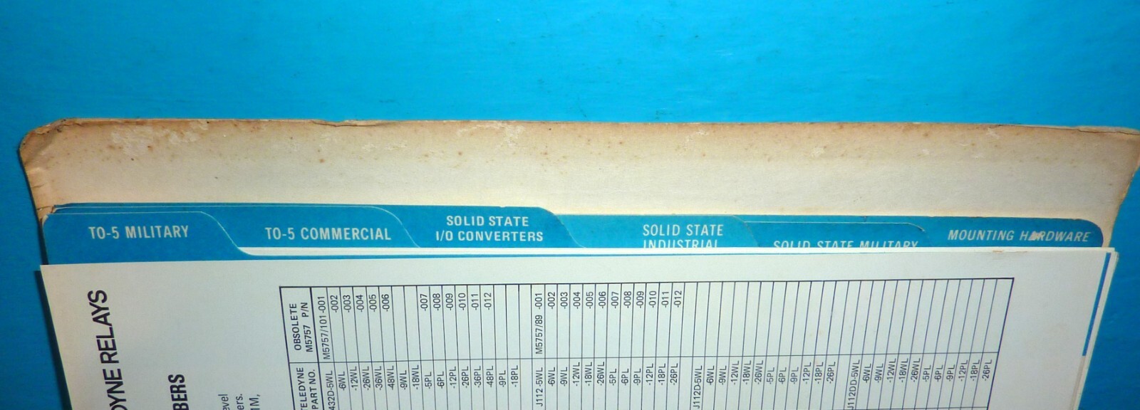 Teledyne Relays Catalog OEM 1976