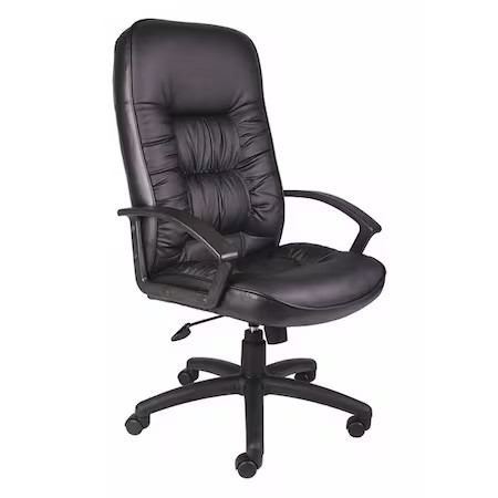 Zoro Select 452R28 Executive Chair, Leather Upholstery,  452R28