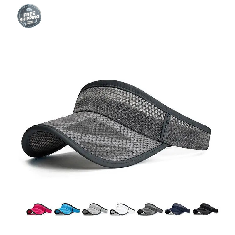 New Adjustable Men Sun Visor Sports Tennis Golf Headband Cap Women Travel Hat