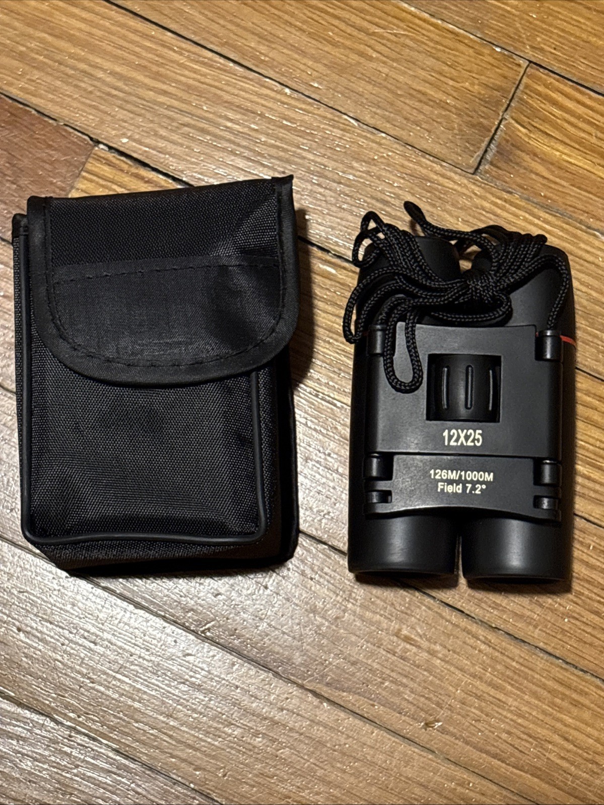 POLDR 12X25 Small Pocket Binoculars Compact Adults,Mini Kids Binoculars