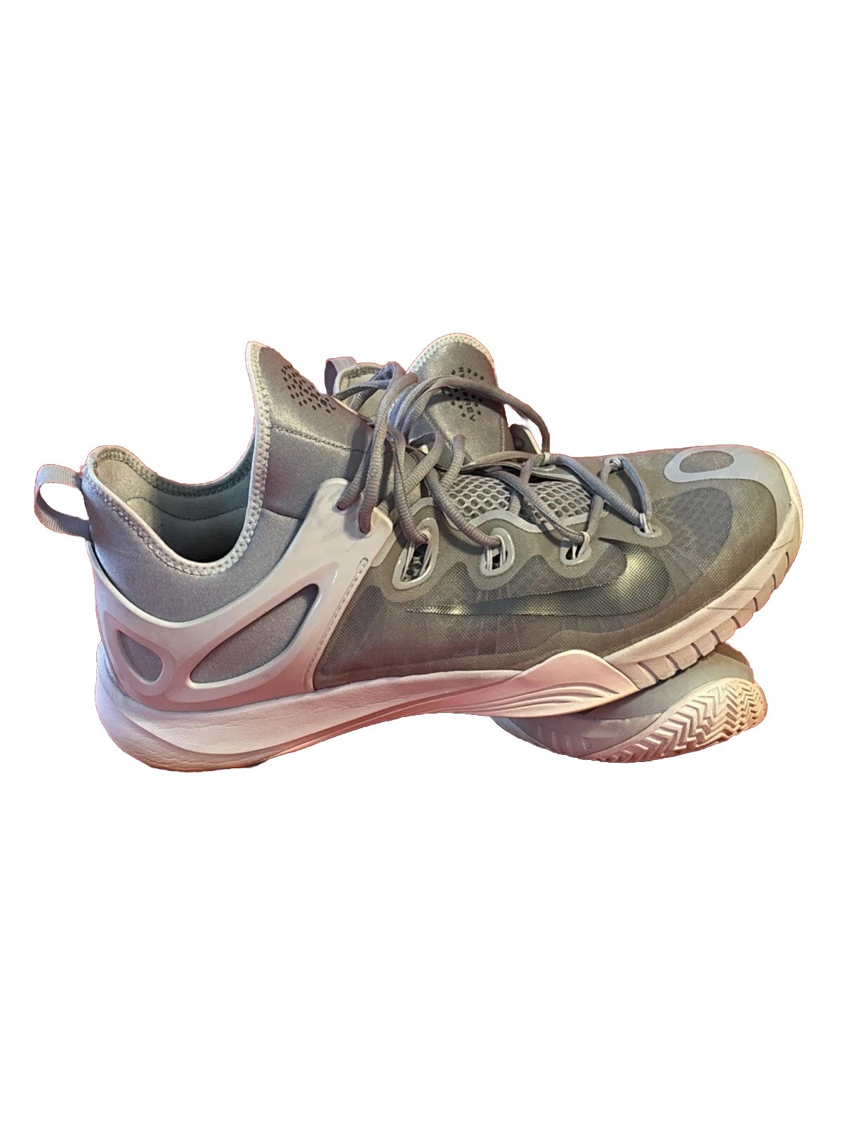Nike Mens Zoom HyperRev  742247-001 Gray Basketball Shoes Sneakers Sz 15