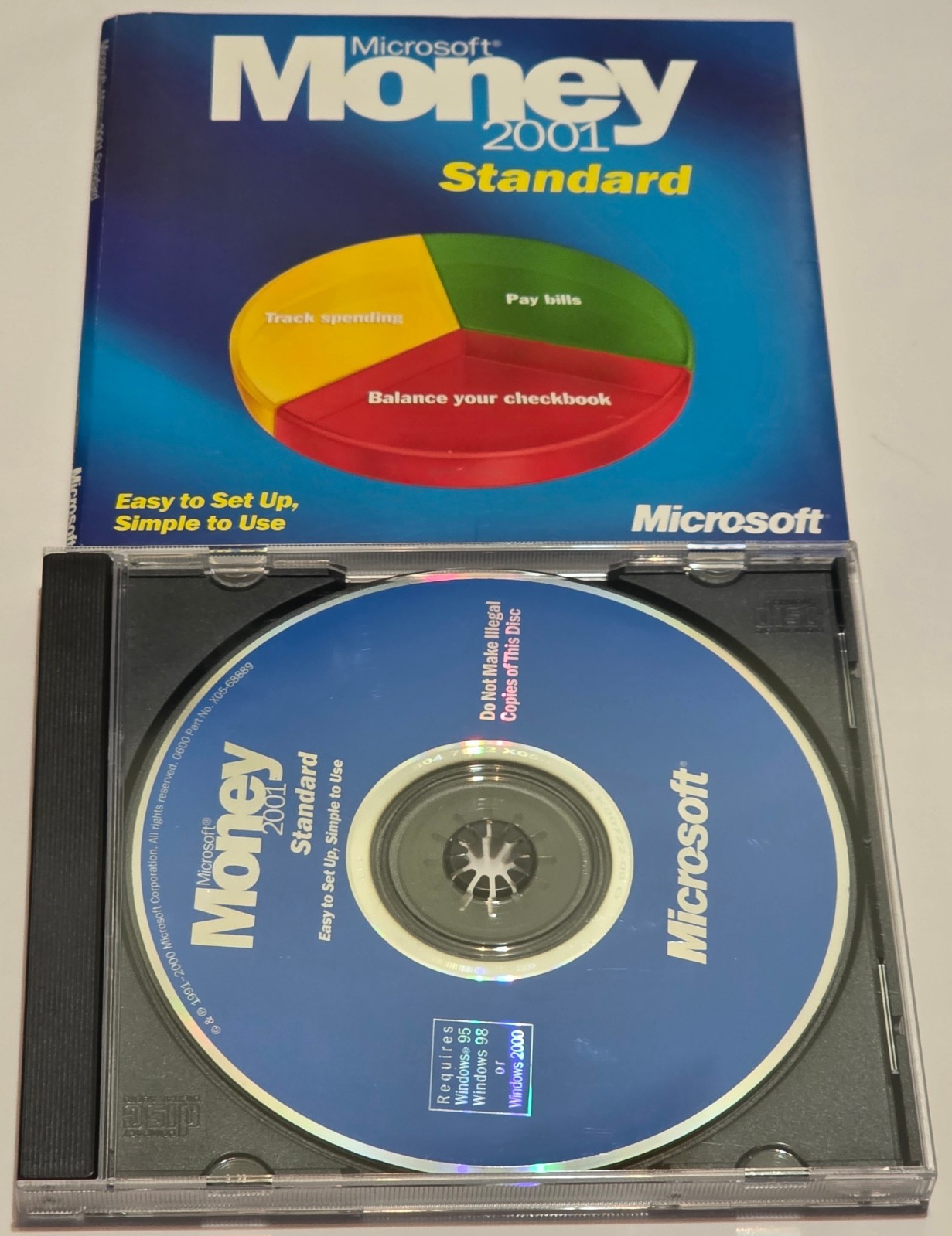Microsoft Money 2001 Standard for Windows