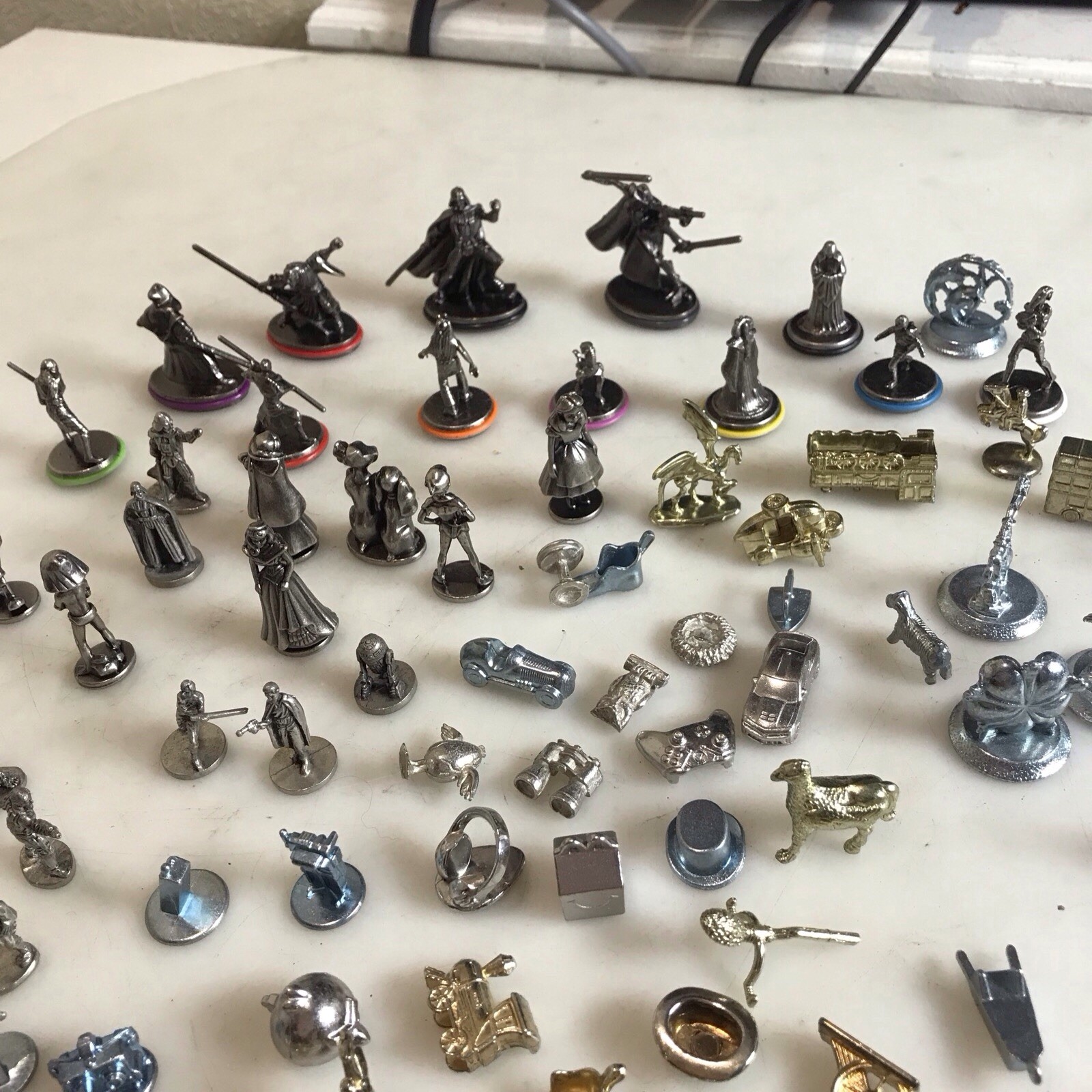 Monopoly Board Game Pieces Lot 2 Lb +
