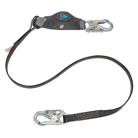Msa Safety 10206834 V-Series(Tm) Anti-Corrosion Shock-Absorbing Lanyard, Snap