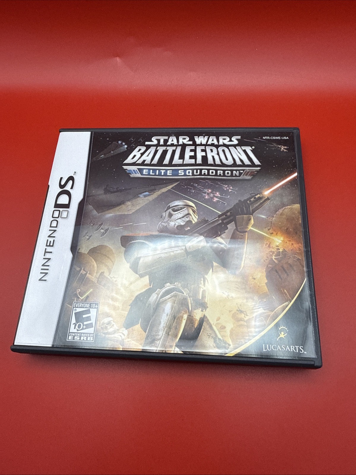 Star Wars Battlefront Elite Squadron Nintendo DS Case and Manual only NO GAME