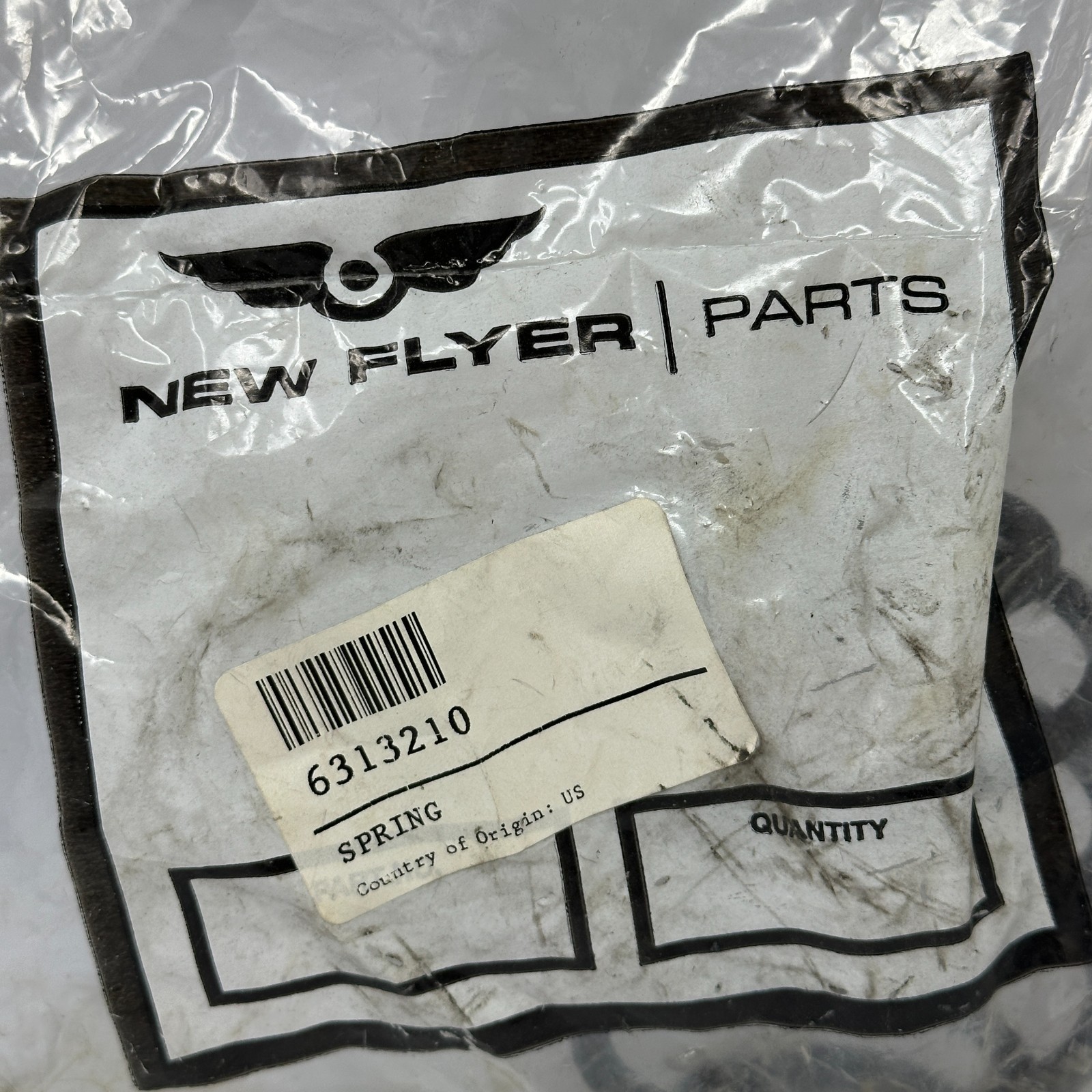 New Flyer 6313210 Spring – OEM Suspension/Hardware Component – Transit Bus Part