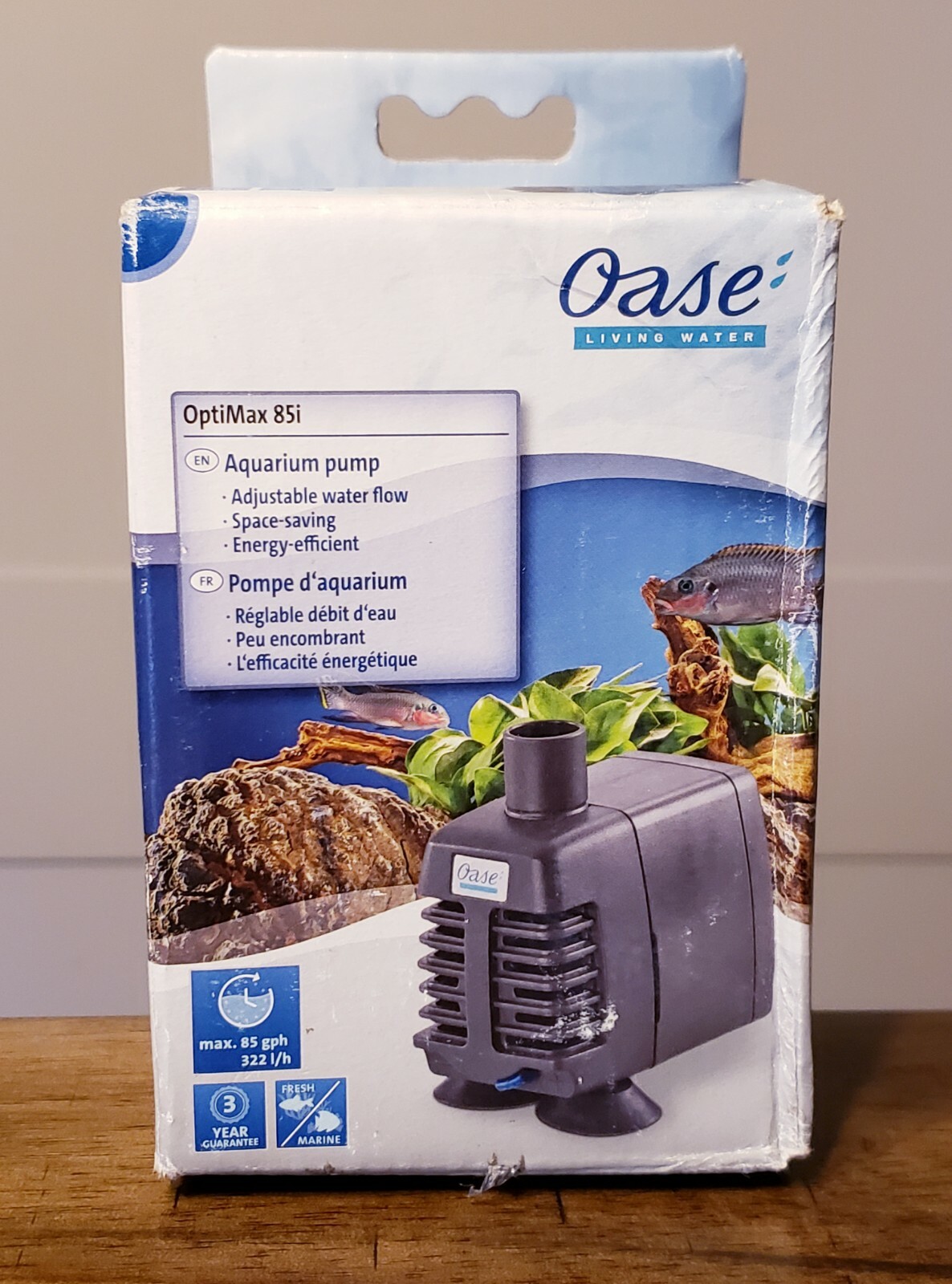 Oase Indoor Aquatics OptiMax 85i Compact Aquarium Pump 85 gph