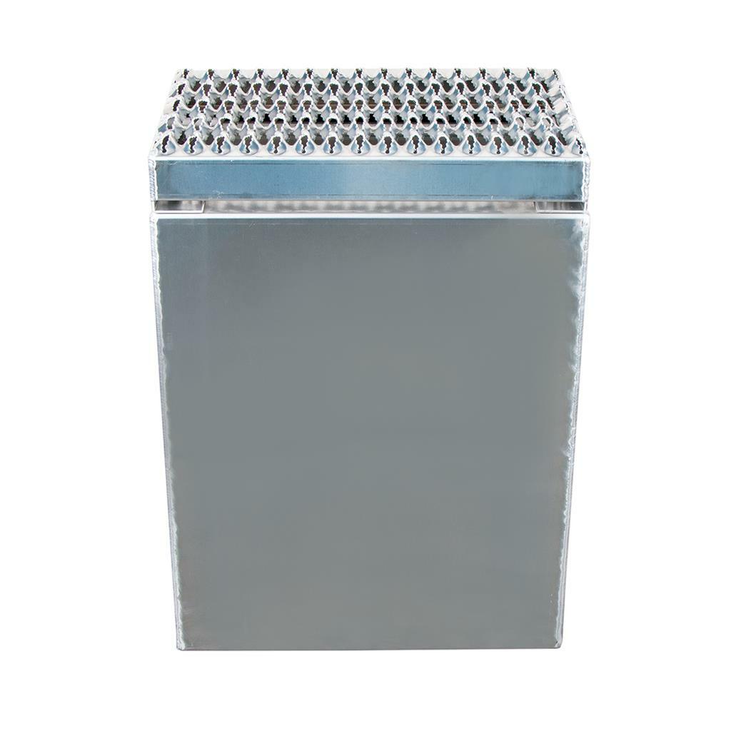 18" Aluminum Step Saddle Box with Lock and Keys