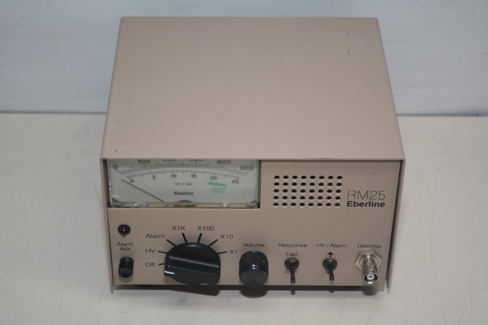 Eberline RM-25 Radiation Monitor #W3581