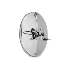 Velvac 708501 8.5 Inch Stainless Steel Convex Mirror, Center Mount for Trucks