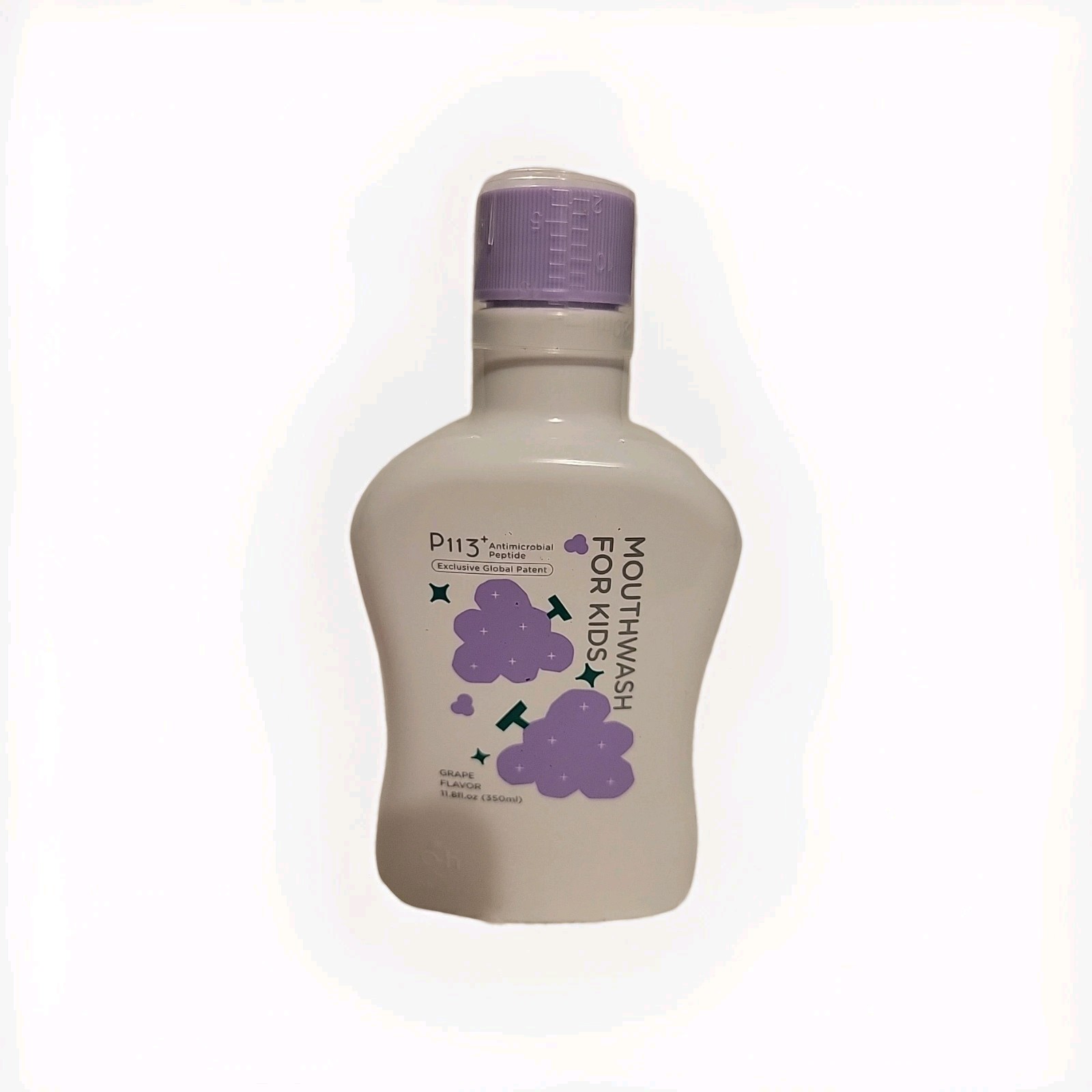 KIDS MOUTHWASH Alcohol Fluoride Free Grape Flavor 11.08oz OH CARE Seal.Free Ship