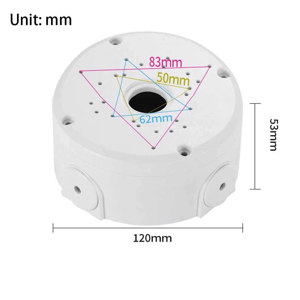 Plastic Universal Junction Box for Bullet & Dome IP Security Camera Mount Bra