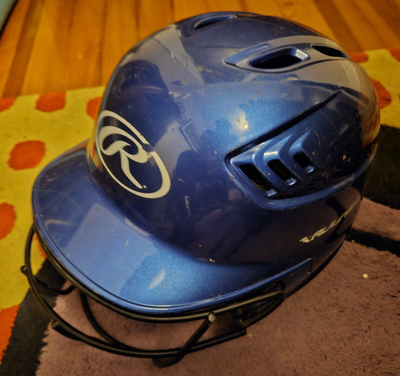 Rawlings Baseball Batting Helmet Youth 6 3/8- 7 1/8 R16J-R1 - Blue