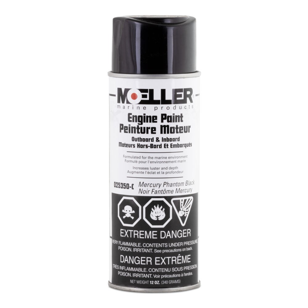 Sierra Marine 025350-C Engine Paint Mercury Phantom Black 12 Ounce Can