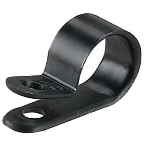Panduit CCH38-S10-C0 Cable Clamp Heavy Duty, Black, 0.38", #10 Screw, Pk/ 100