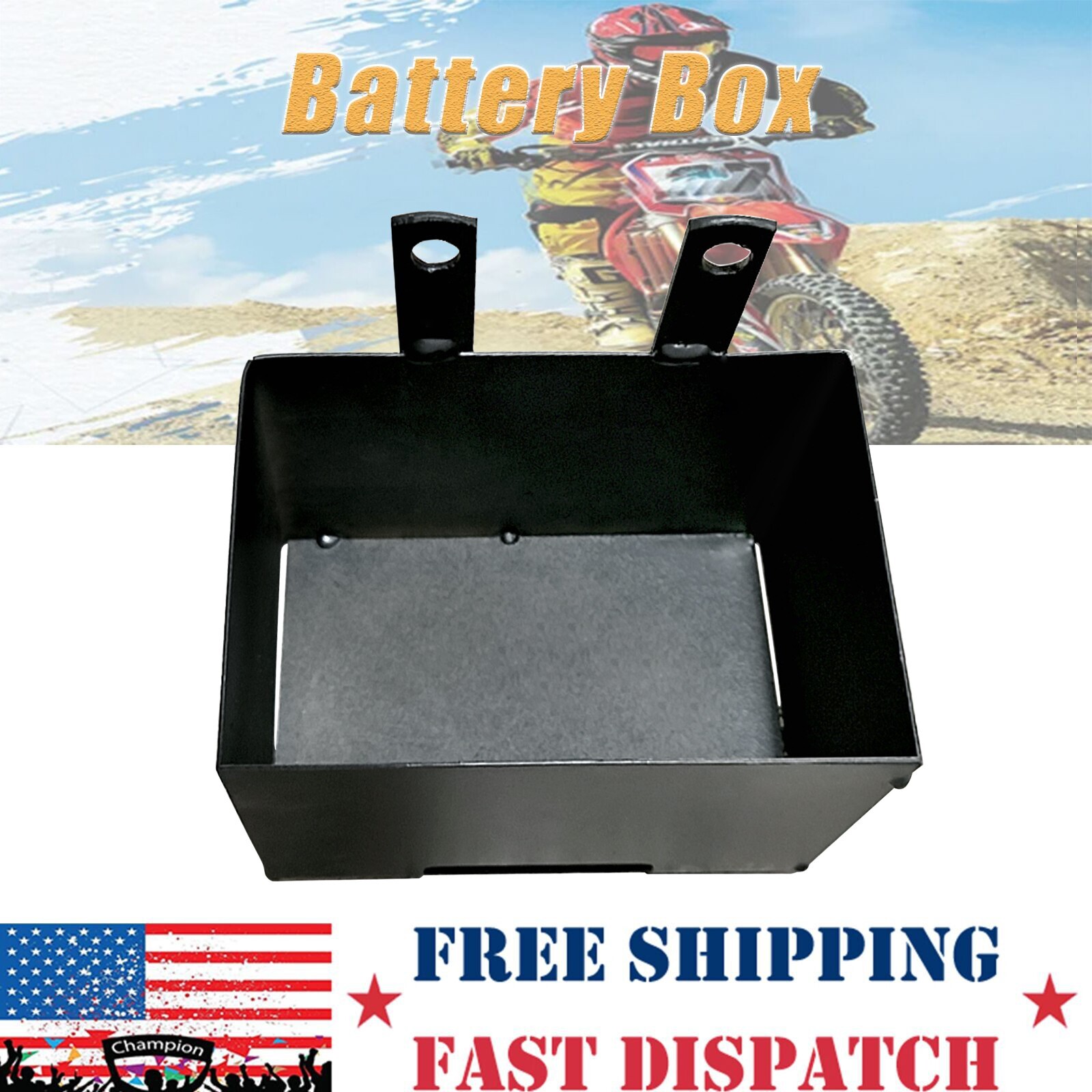 Small Battery Case Holder Box Storage For 12V YTX4L-BS Battery Dirt Pit Bike USA