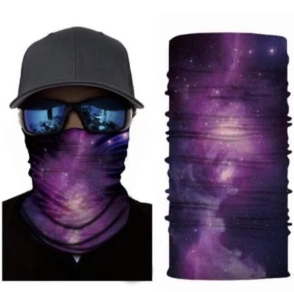 Get 3 Masks $10.50 Galaxy Face Mask Neck Gaiter Tubular Bandana Balaclava Tube