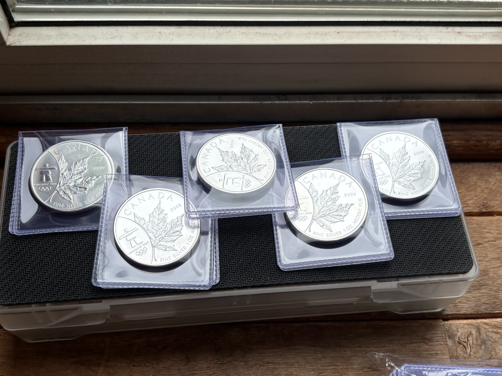 2008 Canada 1 Oz .9999 Silver Vancouver 2010 Olympic RCM (5 available)