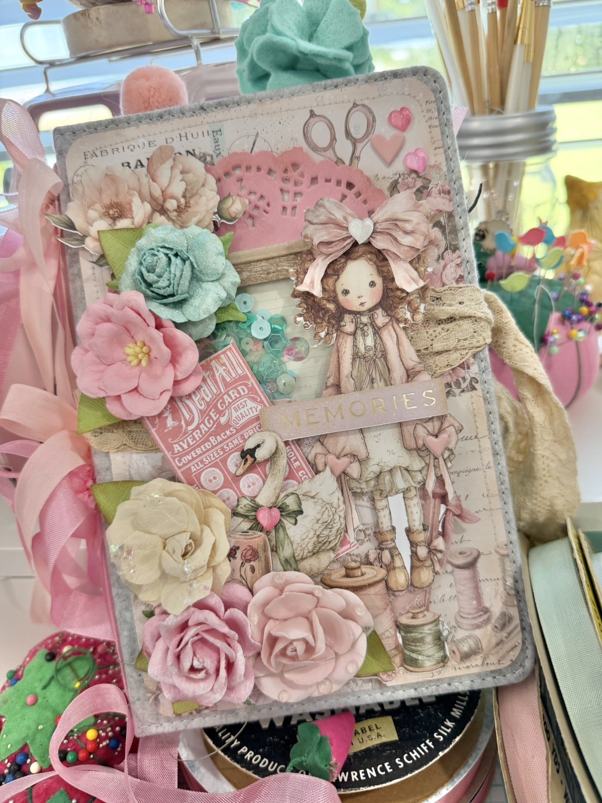 Handmade Scrapbook Junk Journal Mini Album