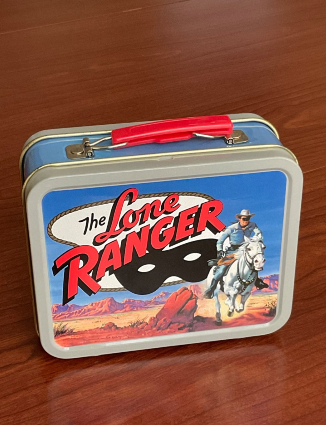 The Lone Ranger Mini Tin Lunch Box 2001 Cheerios 60th Anniversary
