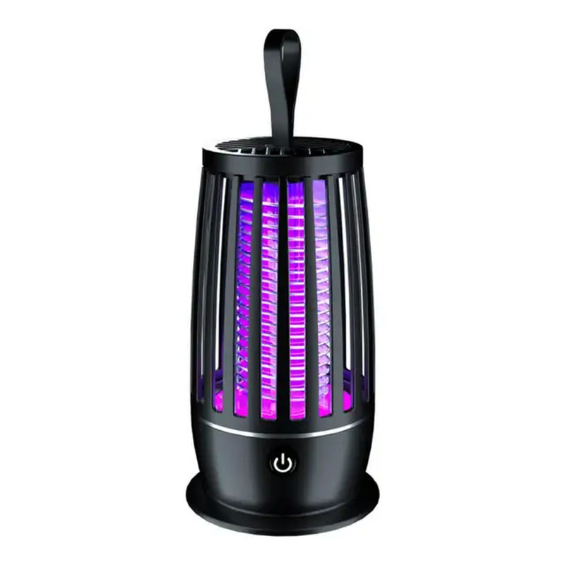 Outdoor Mosquito Bug Insect Zapper Rechargeable Solar Powered LED Light Trap