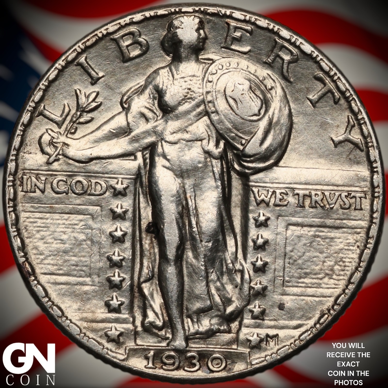 1930 P Standing Liberty Quarter A4787