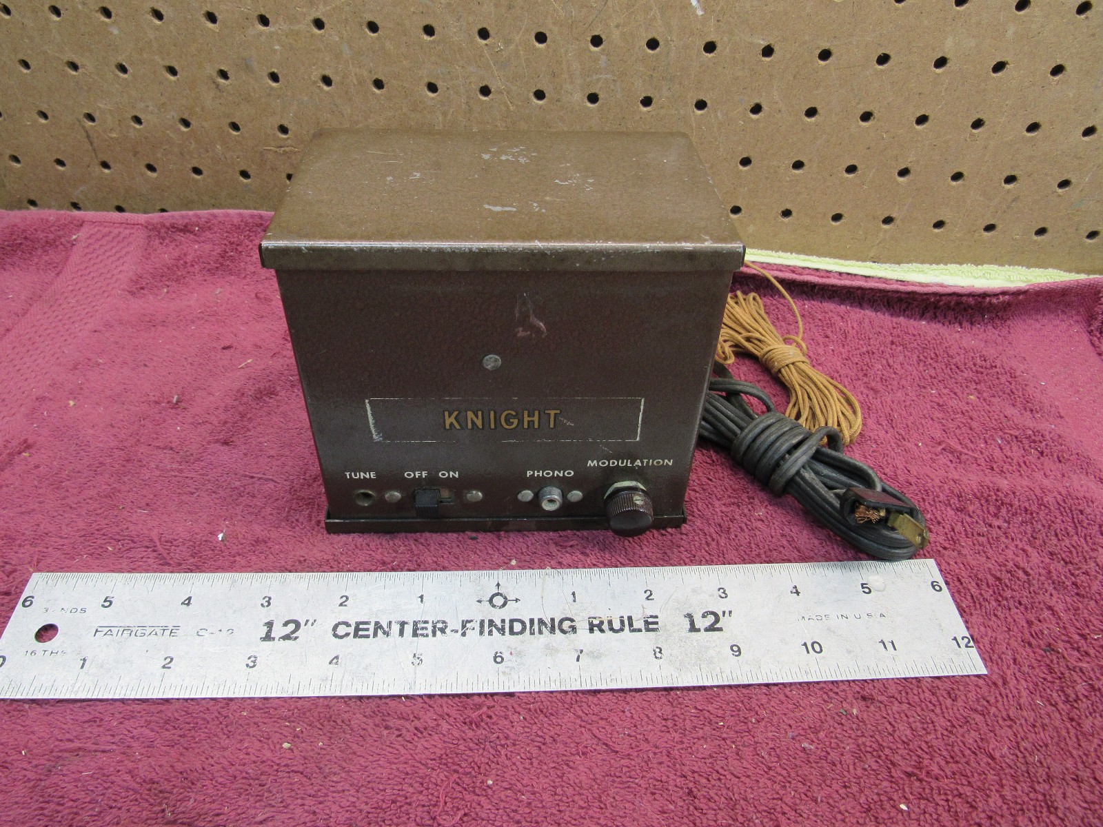 Vintage Knight Phono Modulation Control Device Box