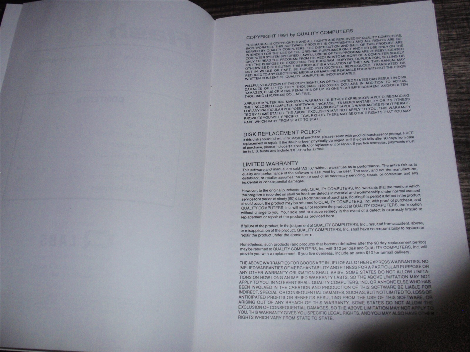 Manual for FlashBoot Apple IIGS RAM Disk Management Software by Jerry Kindall 92