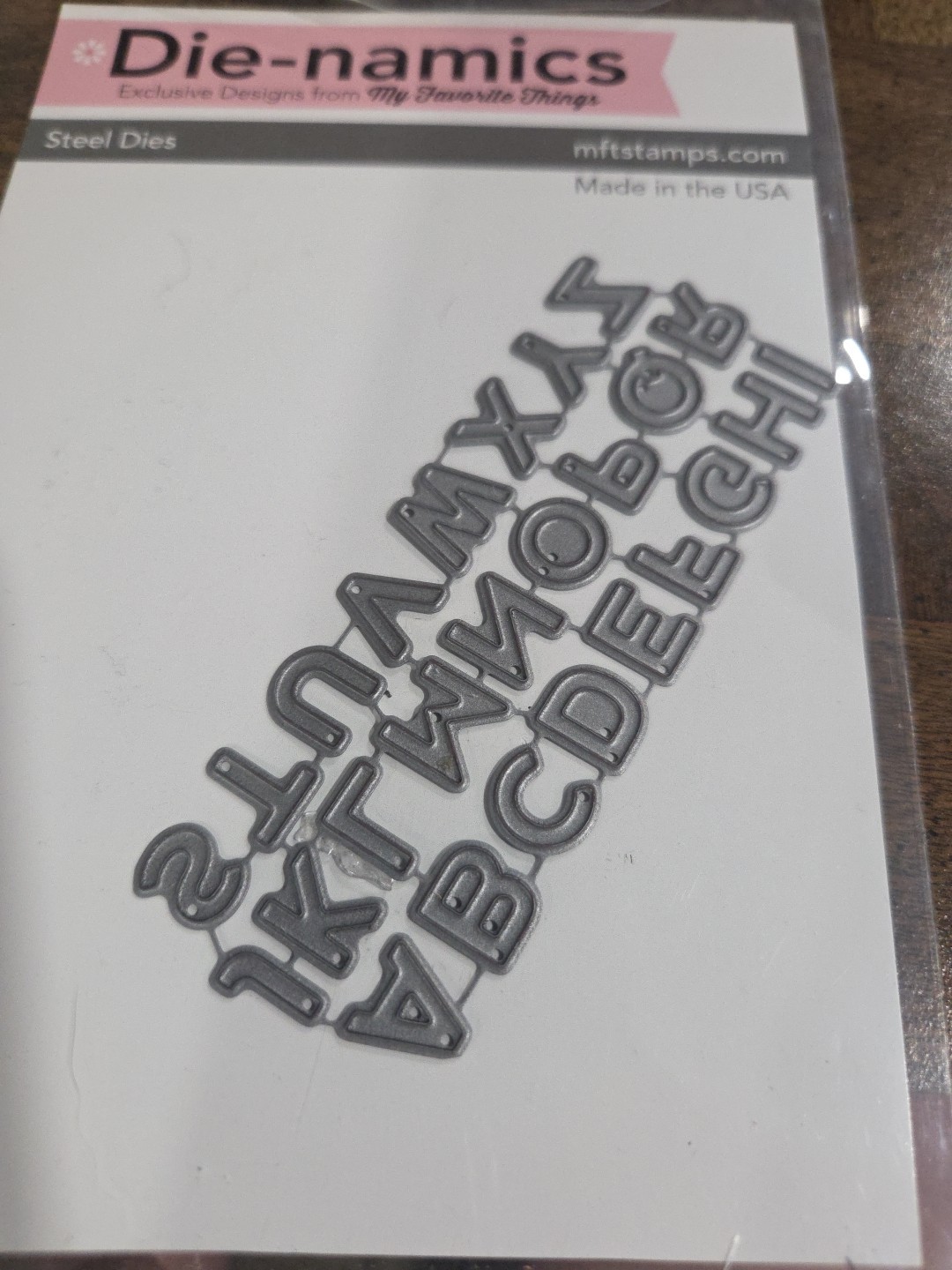 Die-namics Steel Dies Alphabet