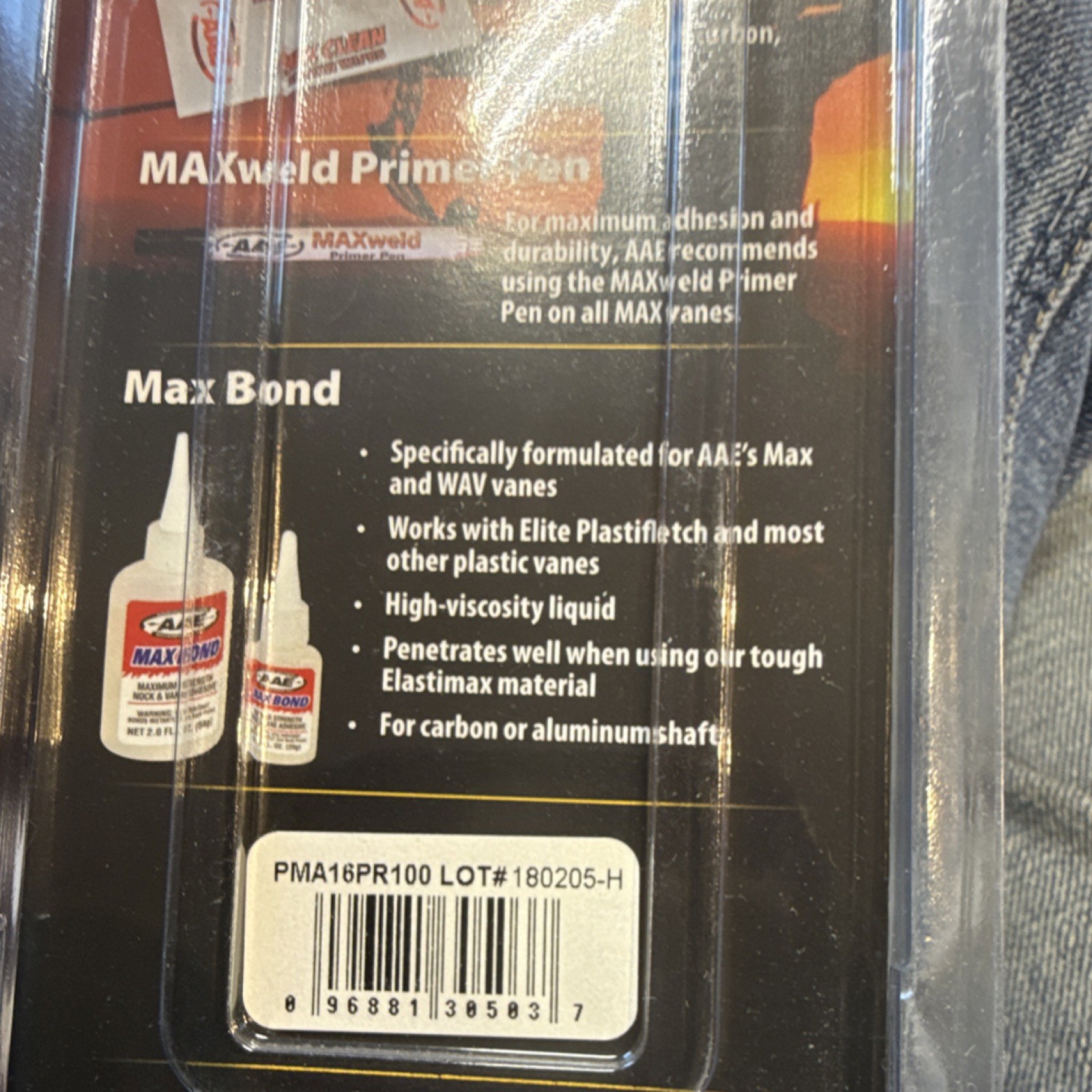 AAE Plastifletch Max - Purple Plastic Vanes 100 Pack PMA16PR100
