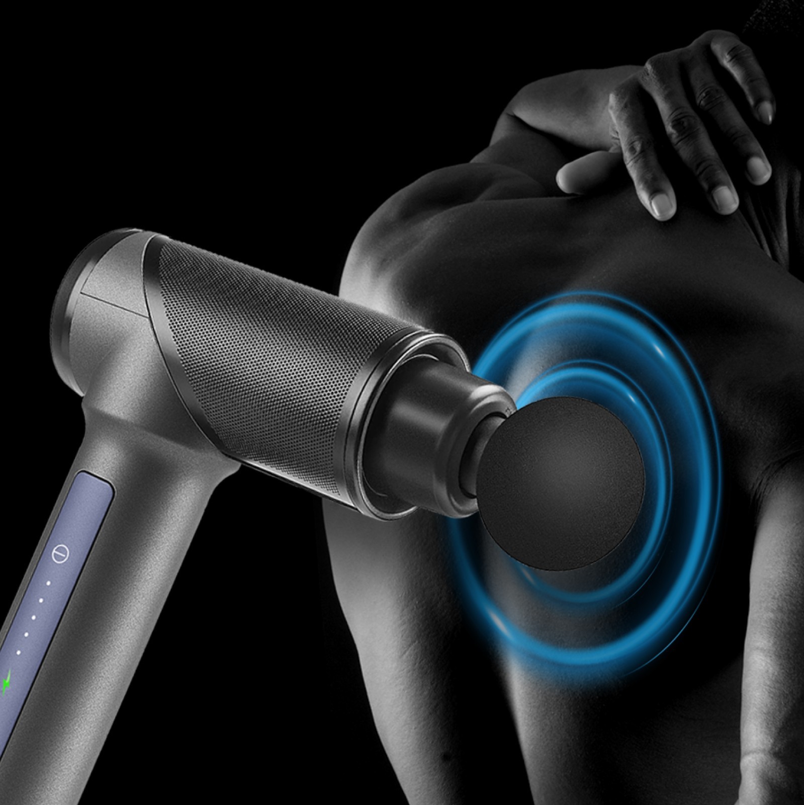 VI Pro Mini Massage Gun — Deep Tissue Percussion Massager with 6 Attachments