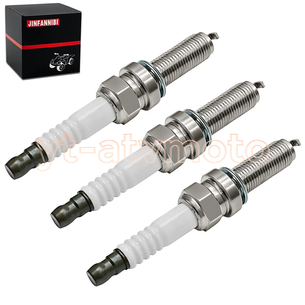 3pcs Iridium Spark Plug For Can-Am Maverick X3 Turbo RR /Max Turbo RR 2020-2024