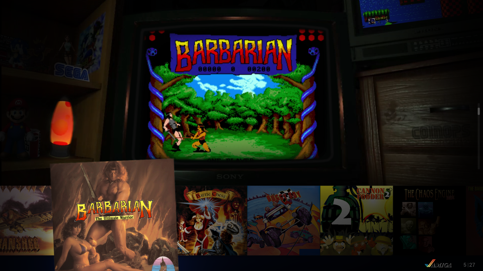 Retro-games system