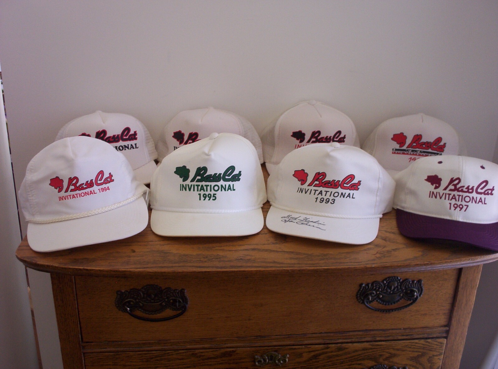 8 Vintage Bass Cat Boats Arkansas 1989-1995 +97 Tournament Caps Adjustable Hat