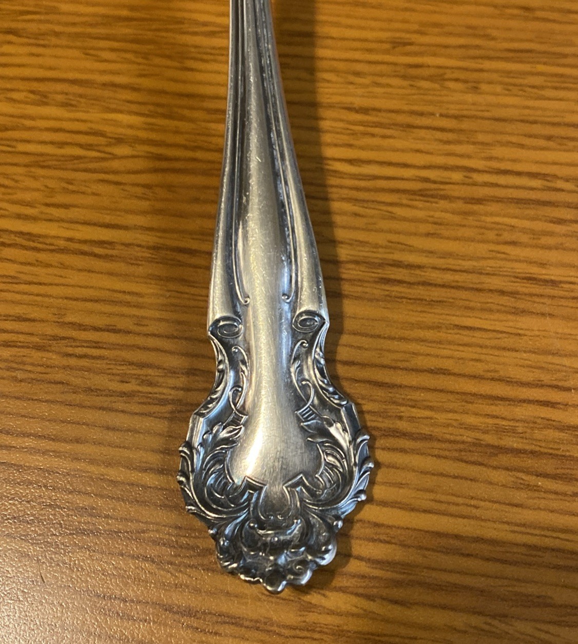 CEDRIC Cold Meat Serving Fork Wm Rogers Eagle Star Silverplate 1906 VGUC